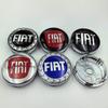 4pcs 60mm Fiat Logo Car Wheel Center Cap Hub Covers Badge Styling Accessories Silver Or Black Compatible with FIAT