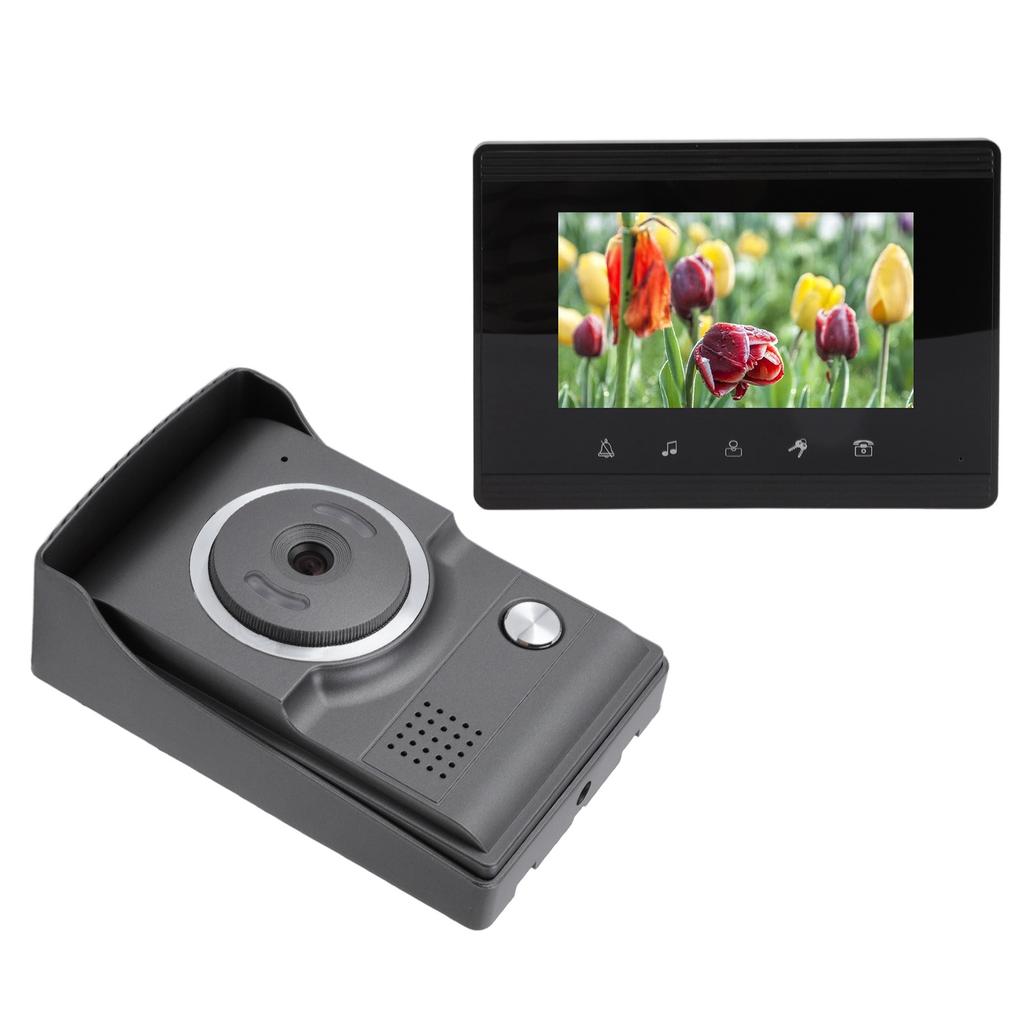 100?240V HD Outdoor Video Door Bell Doorbell Camera With LCD Display Video Intercom for Home