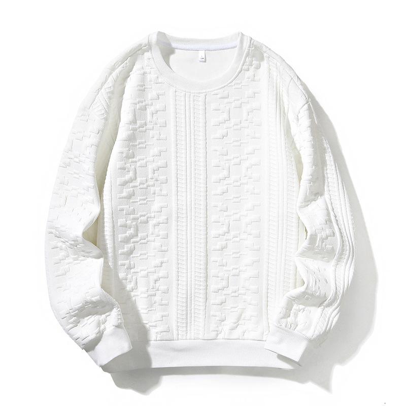 New Style Men's Sweatshirt for The New Spring and Autumn, Casual and Versatile Young Handsome Long-sleeved T-shirt Round Neck Pullover