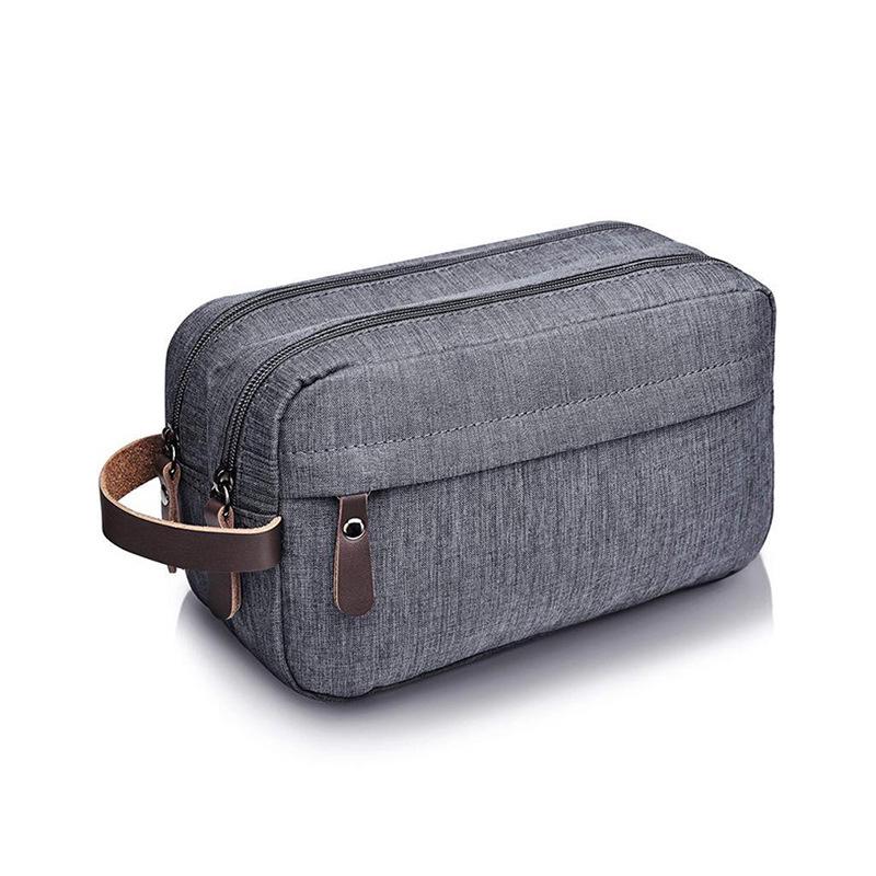 Men's Large Capacity Waterproof Toiletry Bag for Travel and Outdoor Use