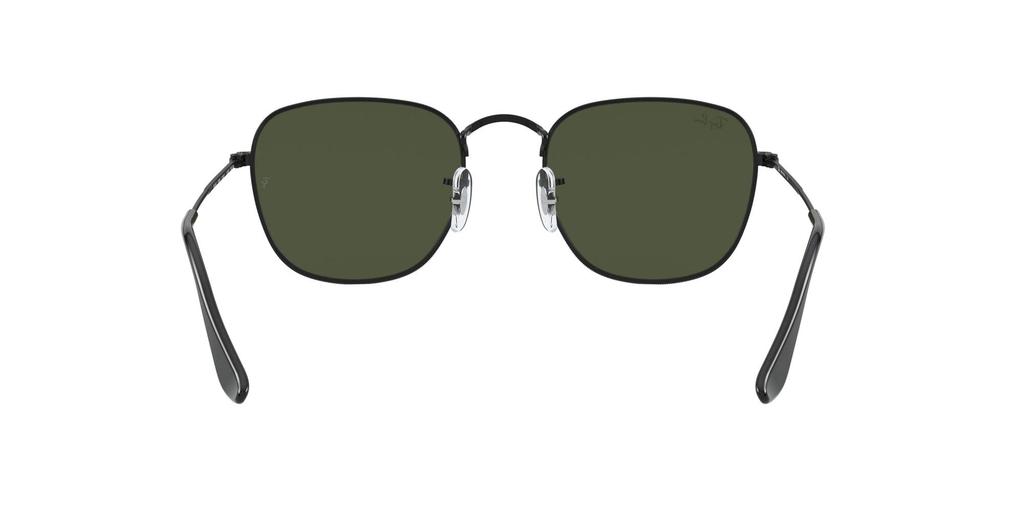 RB3857 Frank Black Green 54mm Ray-Ban Sunglasses, Frame/G-15 Lens,