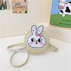 Rabbit Cute Cartoon Childrens Lanyard Messenger Bag Autumn Student Purse Coin