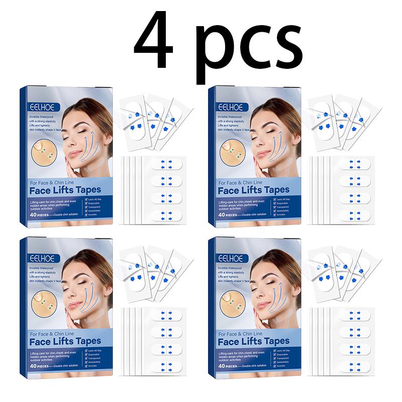 EELHOE Unsichtbares Gesichtsstraffungspflaster Mildert feine Linien und Fältchen Erschlaffte Haut Straffend und Liftend Gesichtspflaster