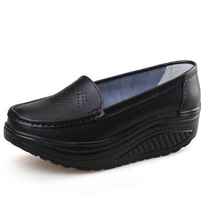 Rocking Shoes White Sneakers Nurse Women'S Shoes Wedge Heel Muffin Shoes Women'S Single Shoes Batch