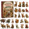 Acrylic Forest Animal Hanging Ornaments - Pack Flat 2D for Keychains and DIY Crafts