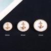 Clothes Buttons Beautiful Exquisite Round Buttons Versatile Coat Jacket Sweater High-End Metal Button Accessories