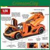 Koenigsegg Sports Car Model Alloy Toy With Sound Light Doors For Children Play