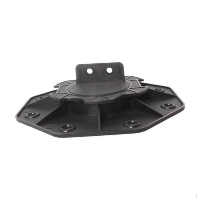 Base de suporte de deck ajustável para elevação de piso para quilhas externas