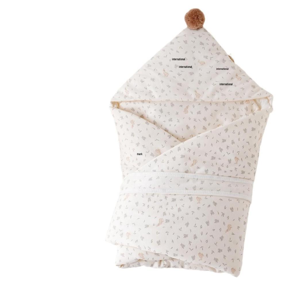 Verdickte reine Baumwoll-Baby-Swaddle-Decke für Herbst/Winter