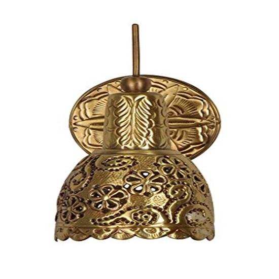 Håndverksmessig Laget Enkelt Messing Spotlys Antikk Messing 17,78 Cm