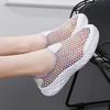 Freizeitschuhe für Damen Frühling und Sommer Netzschuhe Netzschuhe Leicht und Bequem Hohle Einzelne Netzschuhe