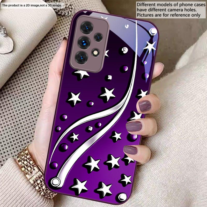 Deep Night with Stars For Samsung A20 30 22 23 24 25 26 31 32 A33 34 35 42 50 51 52 53 54 55 56 70 71 72 73 glass phone case