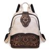 Western Tooled PU Leather Backpack for Women, Vintage Embossed Floral Backpack, Casual Travel Daypack Purse
