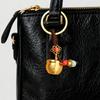 Vintage Keychain Retro Brass Backpack Decoration Keyring Brass Keychain Charm for Women Men Father Mother Kids Children