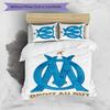 Marseilles 3pcs Bedding Set Duvet Cover Closure Includes 1 Duvet Cover & 2 Pillowcases for All Seasons Bedroom Home Dorm Decor