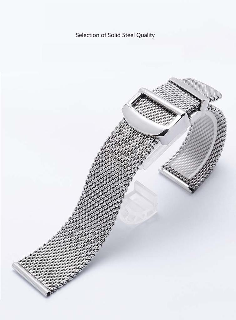 High Quality Milan Mesh Stainless Steel Bracelet for IWC IW356505 IW356506 IW391009 Watch Strap Mens Luxury 20mm 22mm Watchband