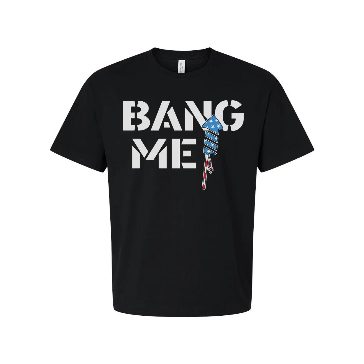 Patriotic Sparkler Graphic Tee With American Flag Elements For Unisex Everyday W S