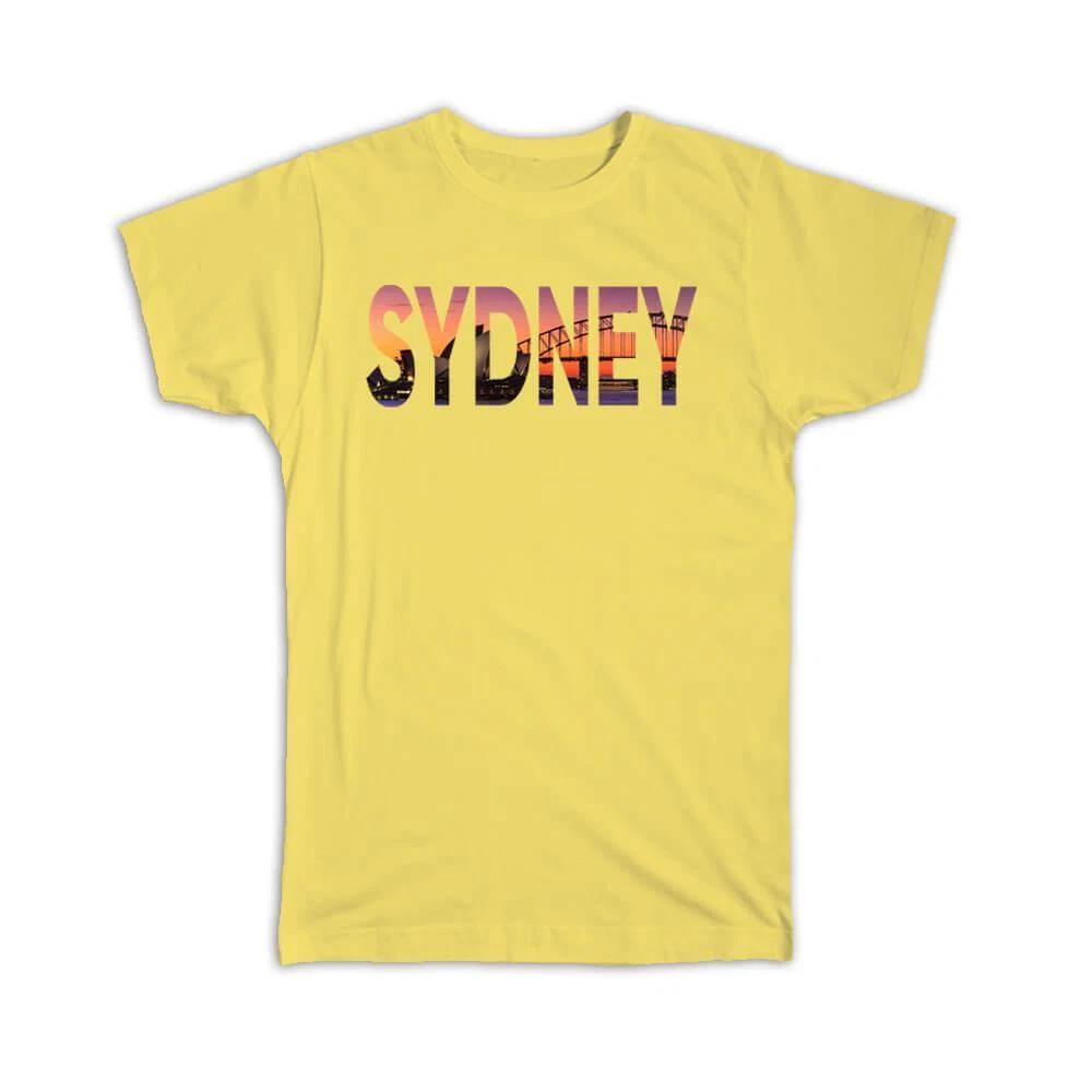 Gift T-Shirt : Sydney Sunset Opera House Souvenir Australia XL