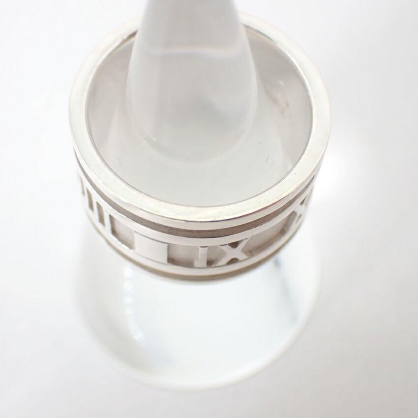 [Pre-owned] TIFFANY / Tiffany / 925 / Atlas / Wide / Ring / Size 17 / J89-8