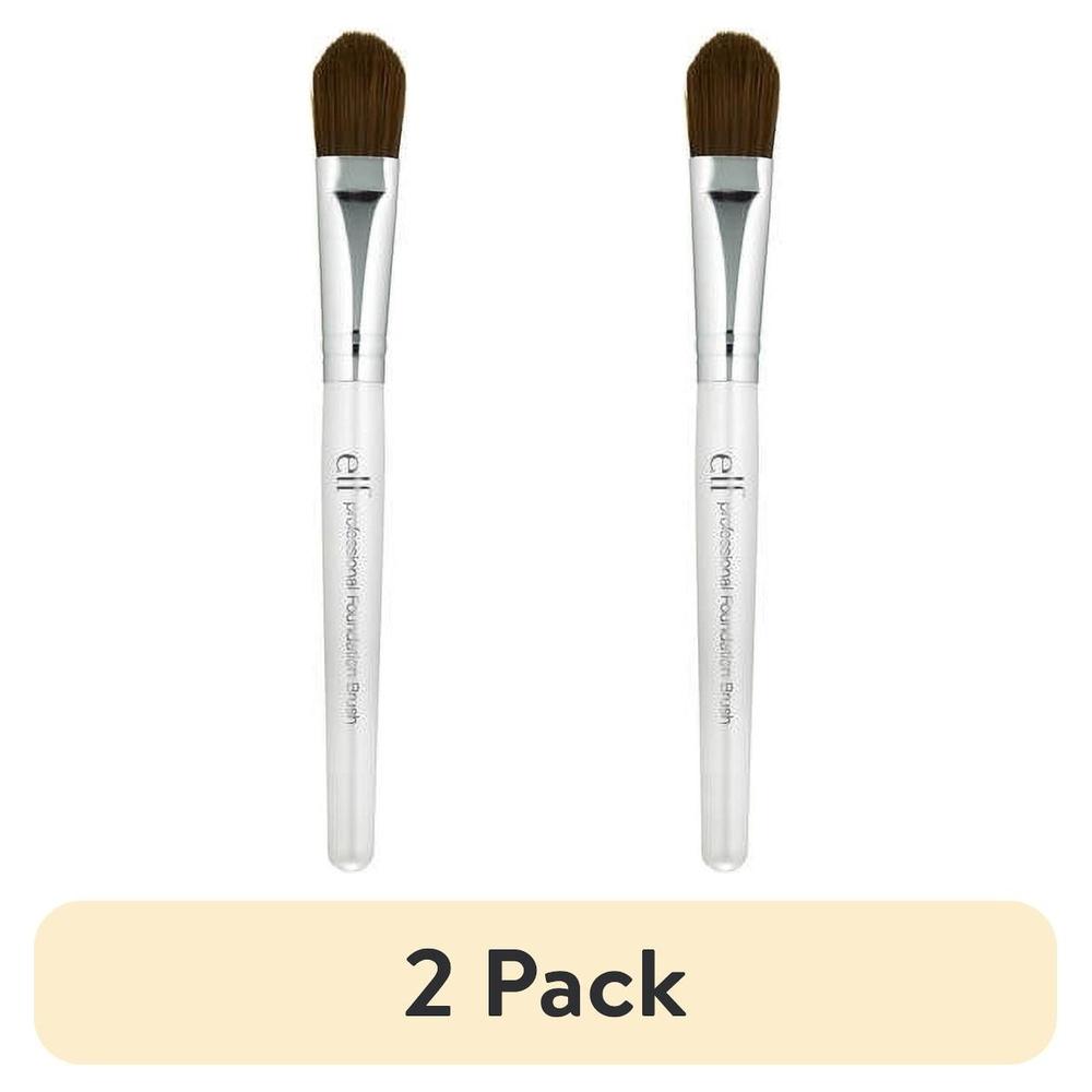 

2 Pack Flawless Finish Foundation Brush Tapered Bristles Synthetic Makeup Tool Vegan Cruelty-Free Smooth Application United States