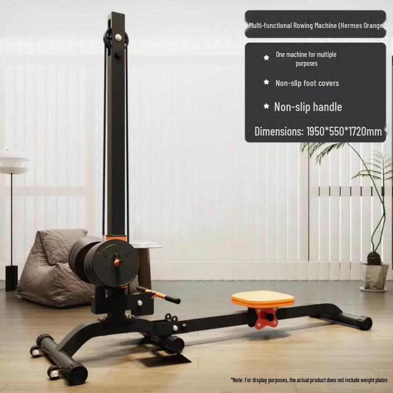 Brangdy Multifunctional Foldable Wind Resistance Rowing Machine CN Plug (adapter Included)