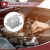 Engine Oil Cooler for Hyundai Elantra L4 1.6L 2021-2023 Transmission Oil Cooler Trans Cooler No.264102M800 Aluminum Alloy 1 Pcs Car