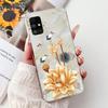 For Samsung Galaxy M51 Case SM-M515F Colorful Flower Painted Cover Soft Silicone Phone Case For Samsung M51 M 51 GalaxyM51 Shell