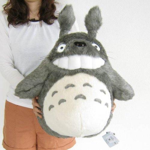 Studio Ghibli My Neighbor Totoro Big Totoro Laughing LL Plush Toy Height 47cm