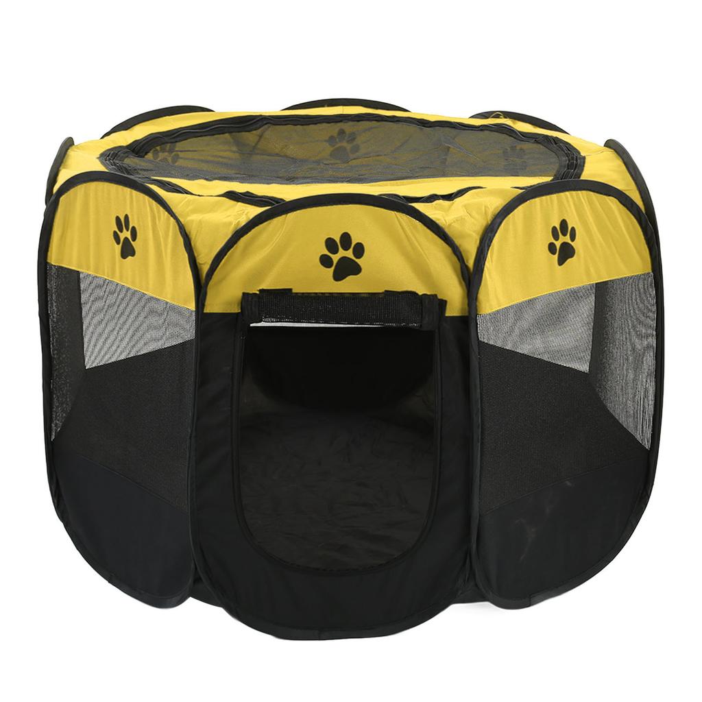 Faltbares Haustierlaufgitter Atmungsaktiv Wasserdicht Tragbar Katzenwelpenkäfig Zelt für Innen Außen