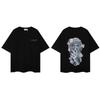 GLYDE Rundhals Herren Maske Bedrucktes Modisches Sommer Kurzarm T-Shirt Mit Persönlichkeit Und Spaß Street Trend T-Shirt