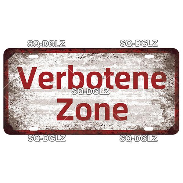 Vintage Berlin City War Metal Tin Sign | Retro Store & Bar Wall Decor Poster | Home Art Plaque