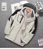 Men's 3-in-1 Ski Jacket: Detachable Fleece-Lined Outdoor Mountaineering & Workwear for Autumn/Winter