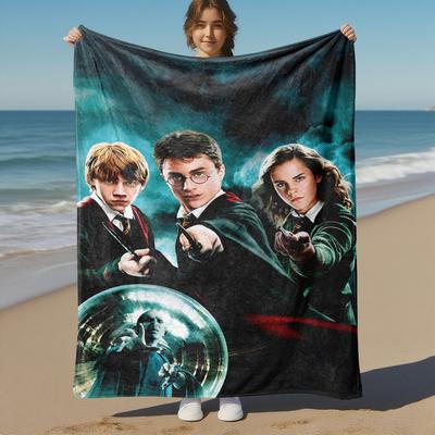 1 Stück Harry Potter Voldemort Hermione Granger Outdoor Flanell Überwurfdecke Ganzjahres Weiche Wärme, Heimdeko 1031121