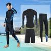 Diving Wetsuit Set Women Quick Dry Long Sleeve Rash Guard Pants 5 Piece Swimwear Snorkeling Surfing Water Sports