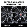 Car Wheel Center Hub Cap Logo Stickers Rim Cover Emblem Decal For Mitsubishi ASX Lancer Pajero Outlander L200 Delica Eclipse wszm26