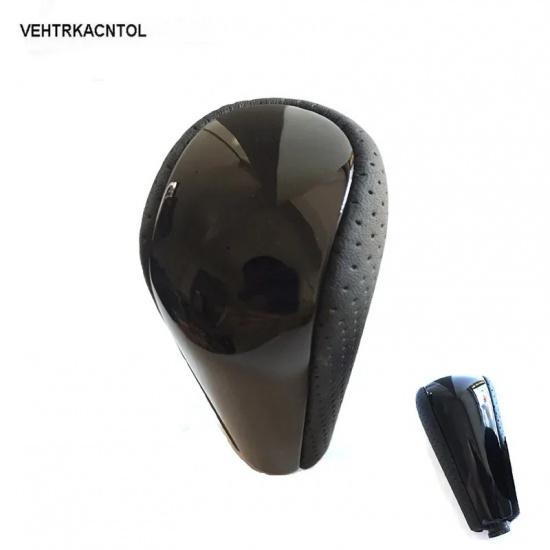 New Automatic Black Leather Gear Shift Knob For Toyota Prado LC120  2003 2004 2005 2006 2007 2008 2009 Gear Shift Ball