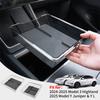 For Tesla Model 3 Highland/Model Y Juniper/Model YL 2025-26 Transparent Center Console Storage Tray Storage Box Accessories