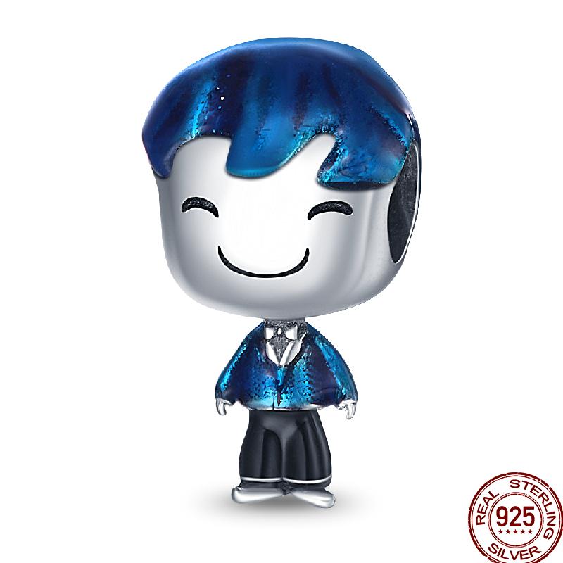 Copper Character Series Sports Cute Boys And Girls Charm Beads Suitable For 3Mm Original Bracelet Diy Jewelry