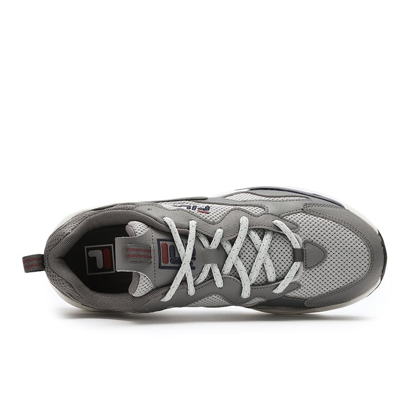 Fila Tracer Versatile Low-Top Running Shoes Men Sneakers Smoke-Gray F12M442126FHQ