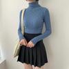 Turtleneck sweater women's new autumn and winter pullover long-sleeved bottoming shirt women's knitted sweater