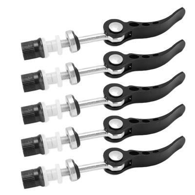 Lot de 5 colliers de serrage pour tige de selle à dégagement rapide en alliage d'aluminium durable pour vélo à engrenage fixe pour universel