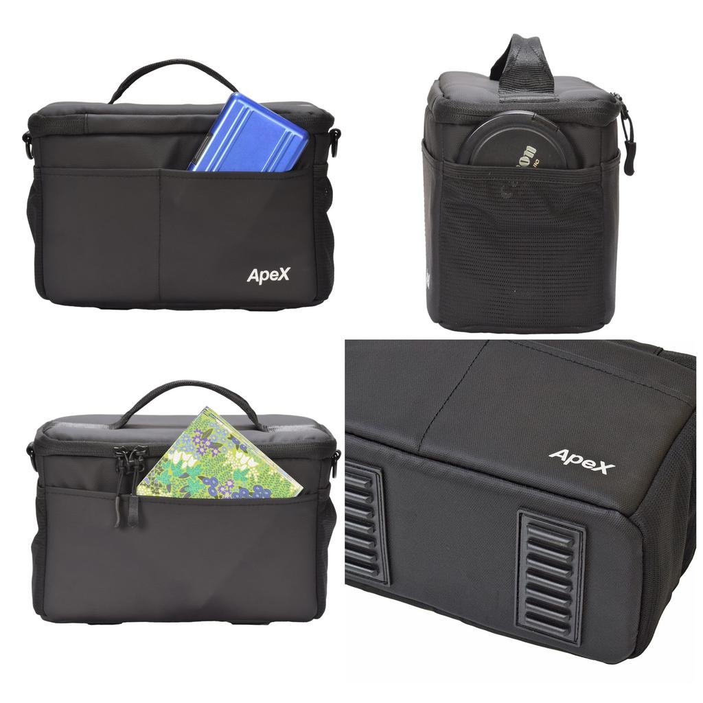 Etsumi Camera Bag Shoulder Bag Apex Inner Bag 3L Bag in Bag S Black VE-3556