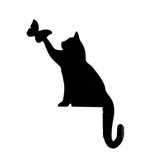 Türrahmen-Dekoration, Halloween, exquisite Katzenform, Acryl-Türrahmen-Ornament für Zuhause, Festival, Dekoration