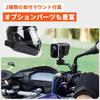 SULUWU 4K Motorcycle Dash Cam with Front and Rear Dual Cameras for Simultaneous Front and Rear Helmet Bicycle Dash Smartphone Loop High Dustproof and