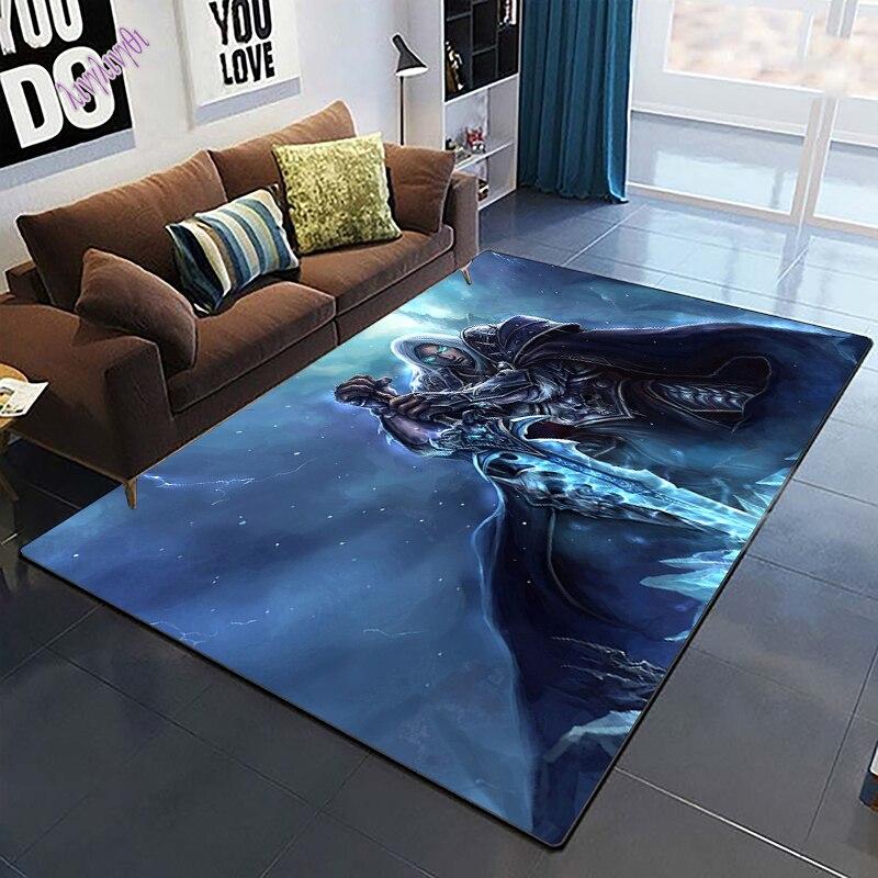 World of Warcraft Cool Creativity Tištěný vzor Protiskluzový koberec Bohemia Koberec Obývací pokoj Dekorace koberce Tapiserie