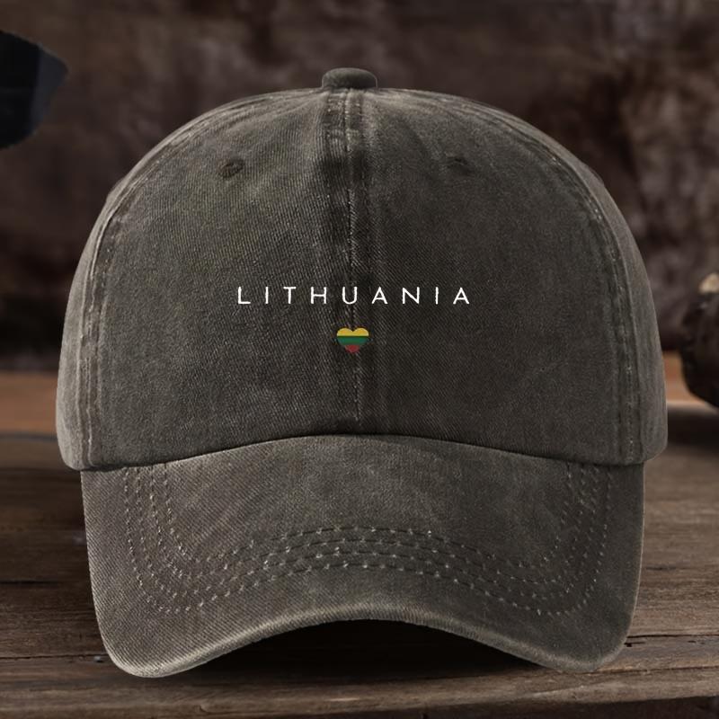 A Stylish And Versatile Baseball Cap with Interesting Letter Prints Perfect for UnisexS Outdoor Wear