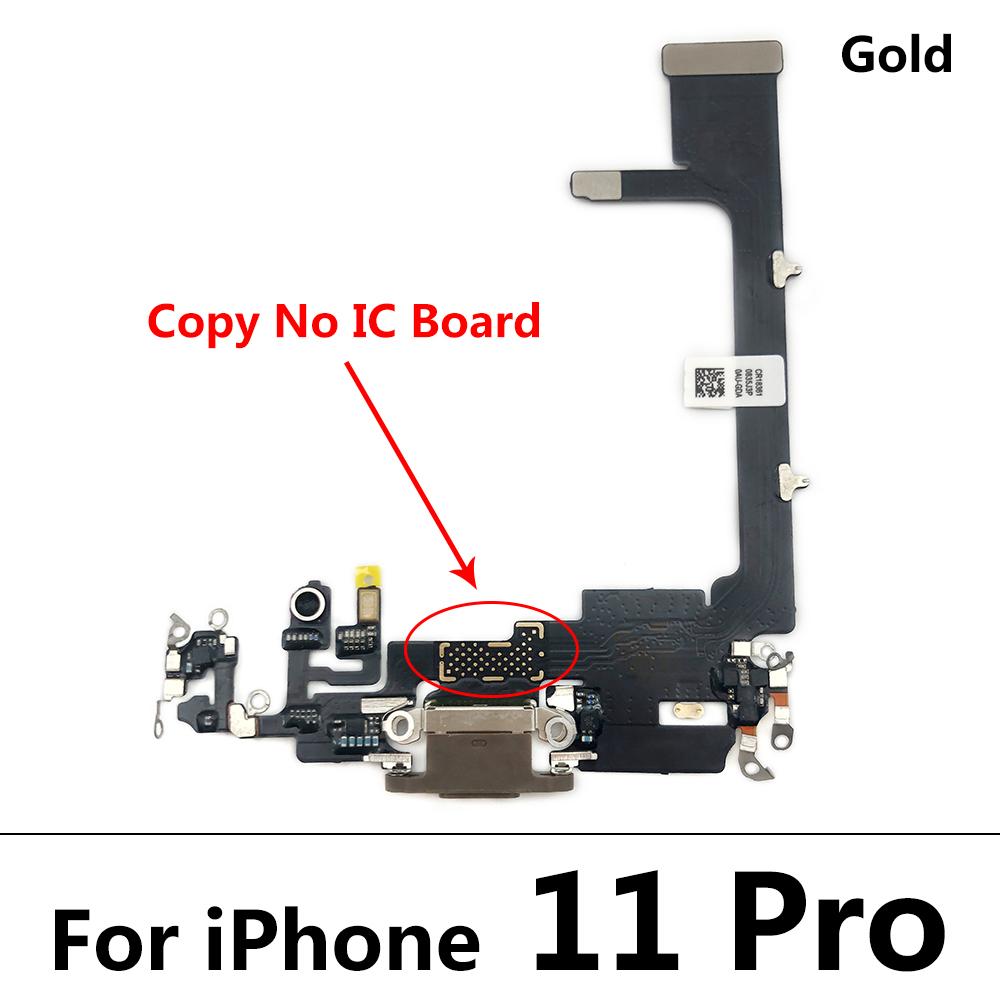 Nuovo Per iPhone 11 Pro 11Pro Max Porta di Ricarica USB Microfono Cavo Flessibile Scheda Connettore Dock Parti di Ricambio