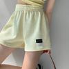 Street Letter Labeling Sports Shorts Women's High Waist Drawstring Thin Wide Leg Short Pants Loose Casual Three-point Pants Running Shorts for Girl