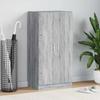 Shoe Cabinet Gray Sonoma 55 x 35 x 108 cm Particleboard