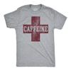 Mens Funny T Shirts Caffeine Red Cross Sarcastic Coffee Graphic Novelty Tee For